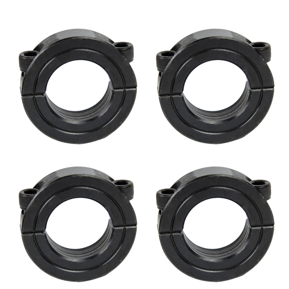 3/4" Bore Double Split Set Screw Shaft Collar OD 1-1/2" Width 1/2" (4 PCS)