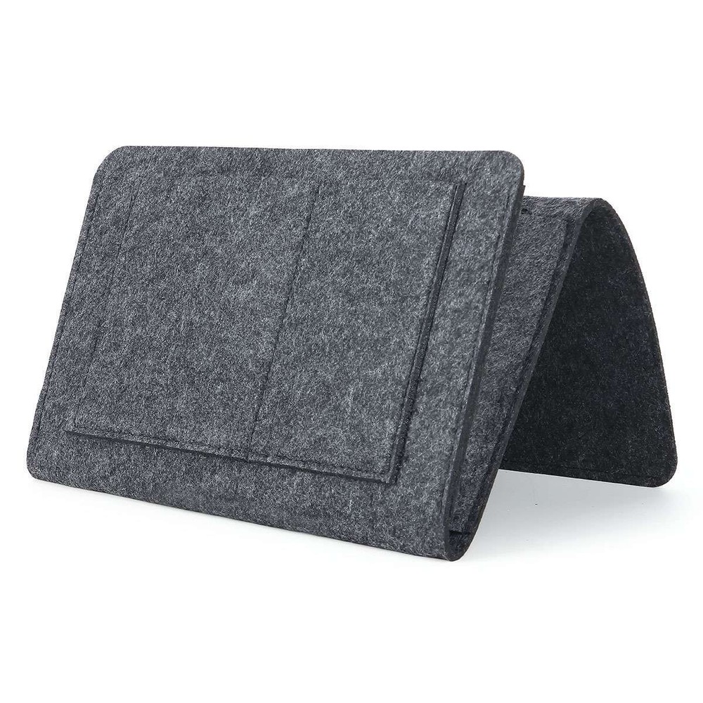 Bedside Pockets Caddy Felt Bed Storage Organizer Hanging Bag Table Sofa Holder