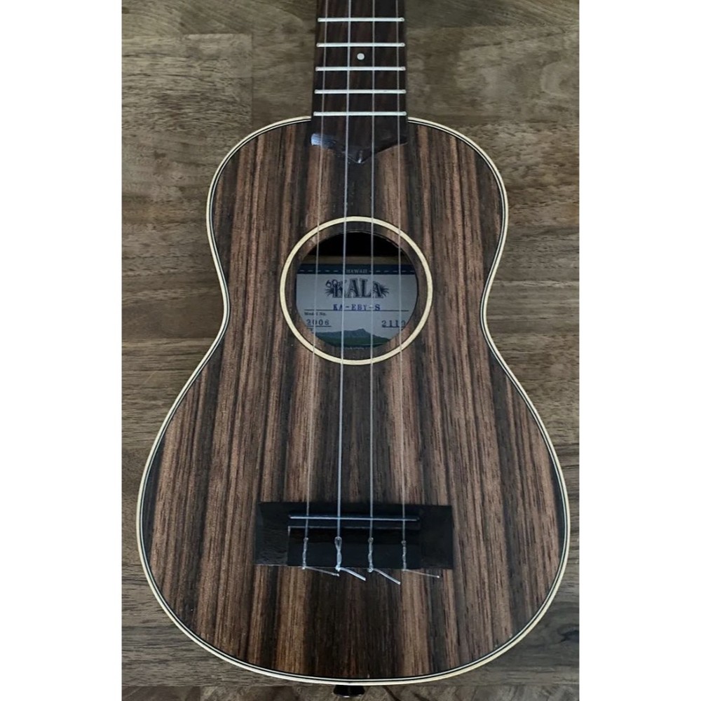 KALA KA-EBY-S Striped Ebony Soprano Ukulele