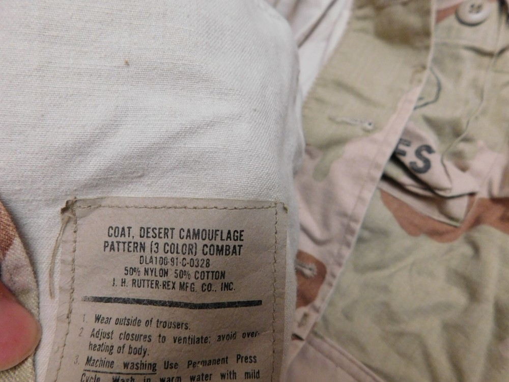 US NAVY SEABEES DCU COAT TOP SIZE LARGE - REGULAR