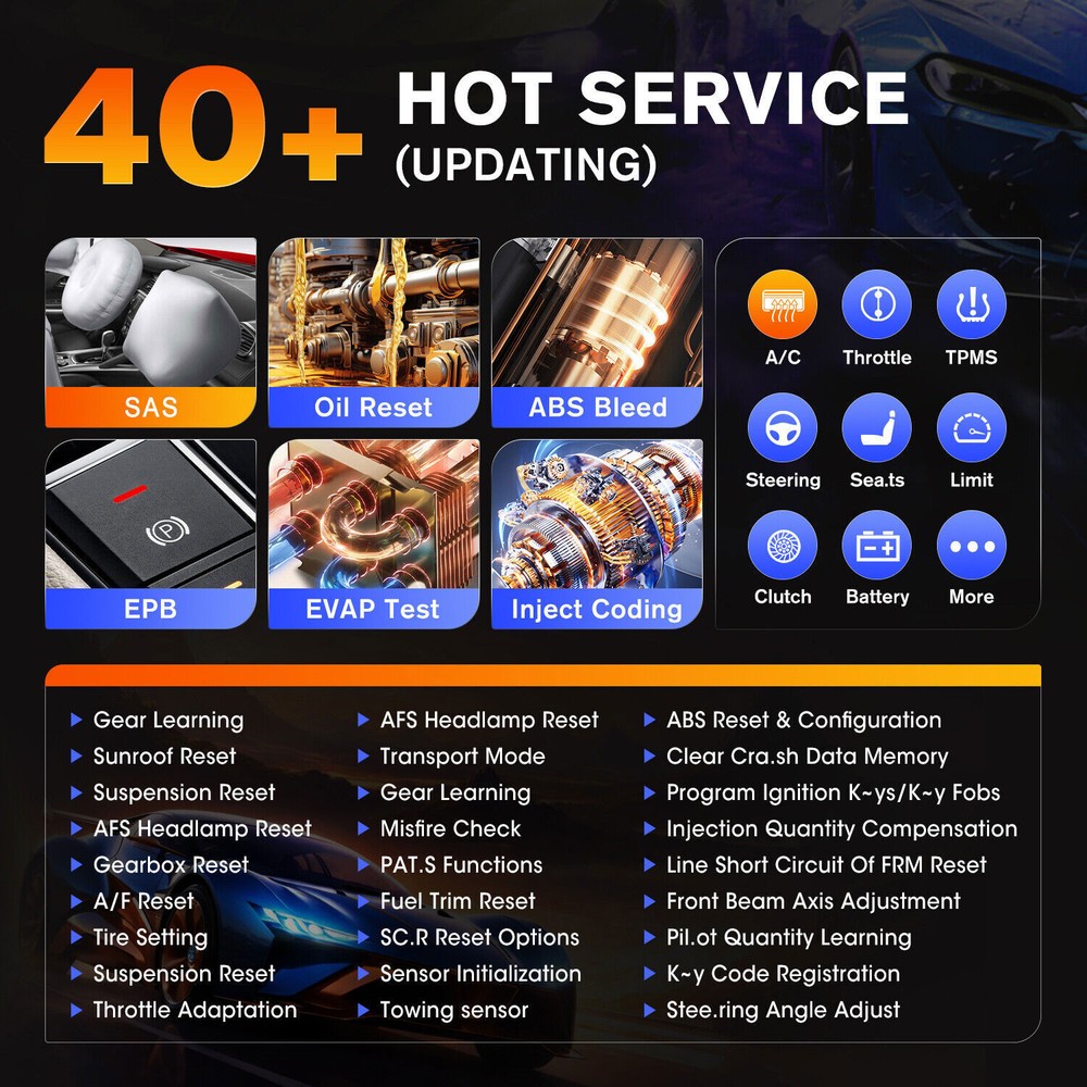 Autel MaxiIM IM608S II Full Kit Key FOB Programmer Scanner ECU Coding 40+ Reset