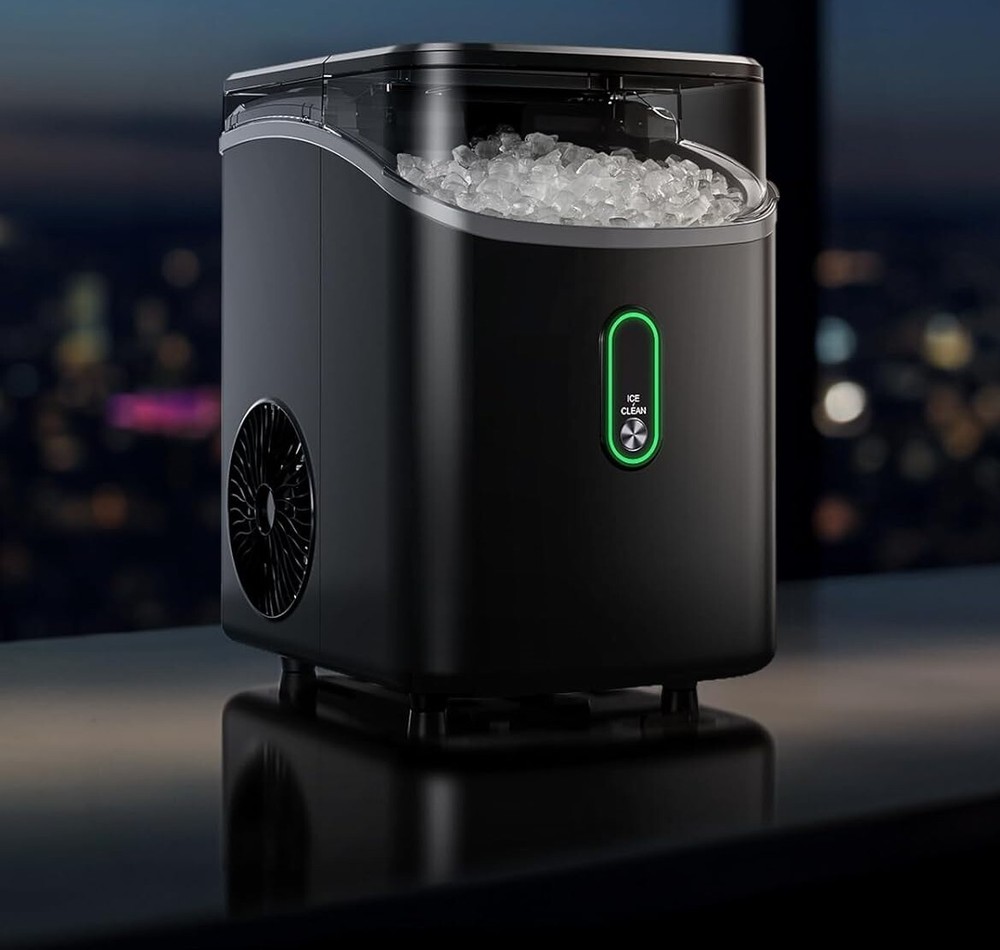 Silonn Nugget Ice Maker: Soft, chewable ice, easy operation, self-clean.