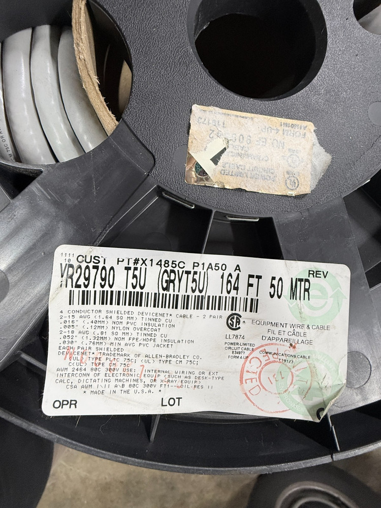ALLEN BRADLEY 1485C-PIA DEVICENET CABLE (50FT) - ITEM#574