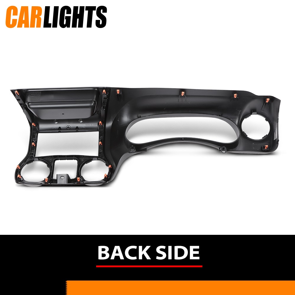 DASH INSTRUMENT CLUSTER TRIM PANEL BEZEL BLACK FIT FOR 2011-14 JEEP WRANGLER