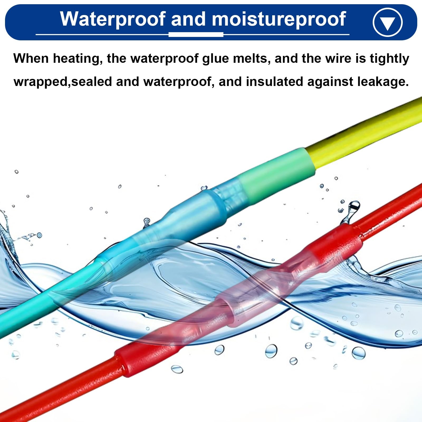 110Pcs Heat Shrink Bullet Wire Heat shrink style 111PCS Bullet Connectors