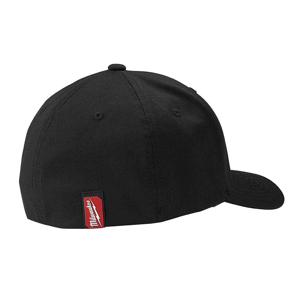 Milwaukee 504B-LXL FlexFit Lightweight Fitted Hat Black L/XL