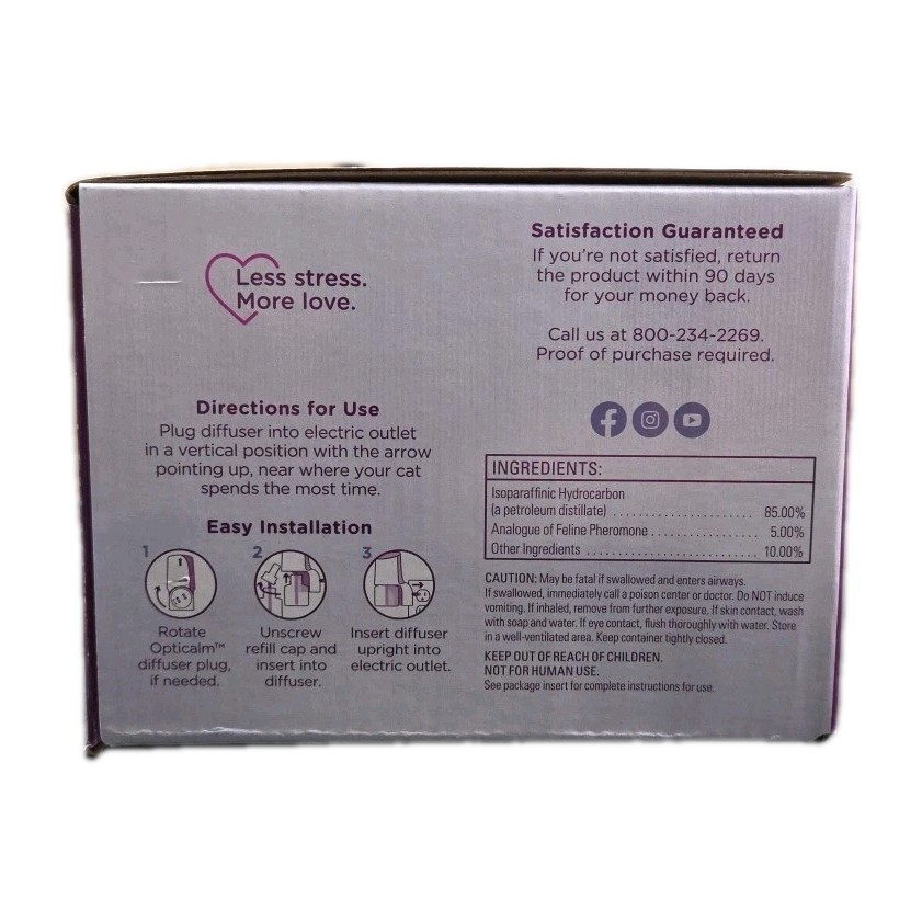Comfort Zone Multi-Cat Calming Kit Value Pack (3 Diffusers, 6 Refills) - New