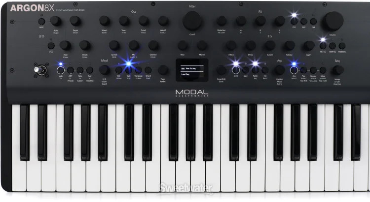 Modal Electronics Argon8X 61-Key 8-Voice Polyphonic Wavetable Synthesizer