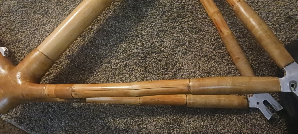 bamboo bicycle frame FIXIE style
