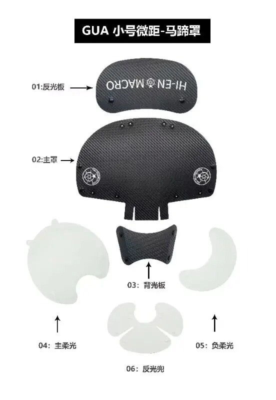 Guage Hoof Cover Universal Flash Diffuser Softbox Speedlight Camera Accessories