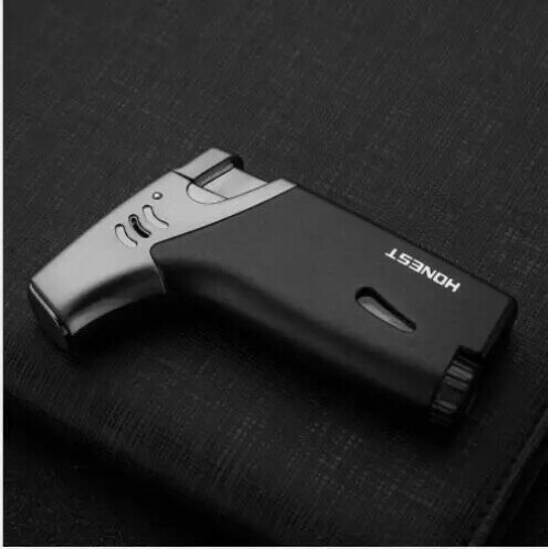 Jet Flame Torch Lighter Kitchen Cigar Adjustable Gun Welding Refillable Butane