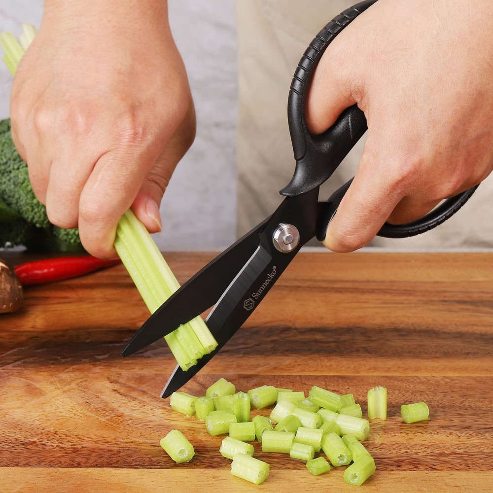 Kitchen Scissors All Purpose Heavy Duty Scissors Titanium Coated, Kitchen She...