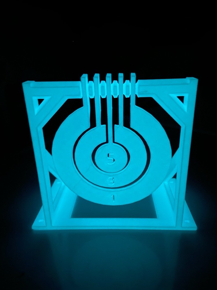 Glow Airsoft/ Nerf Spin-around Target Indoor airsoft target practice Mountable