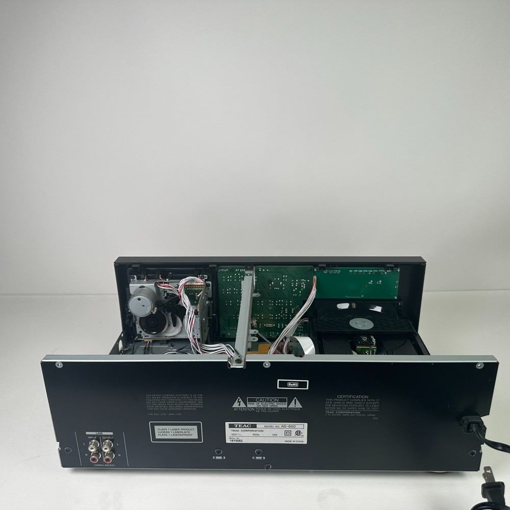 TEAC AD-850 Cassette Deck CD Player USB Memory Recording & Playing; AS-IS