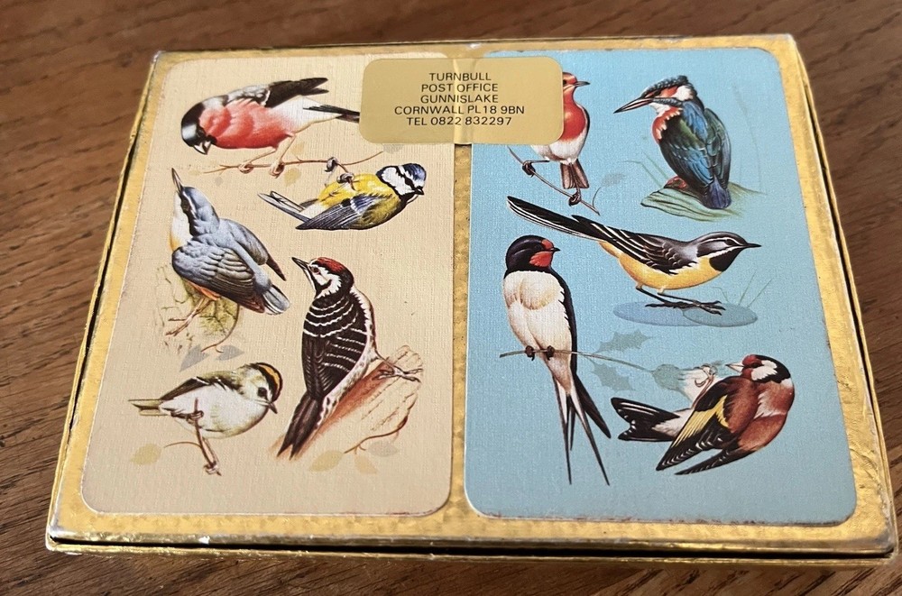 WADDINGTONS BIRDS BACKED PLAYING CARDS SET - 2 PACK SET