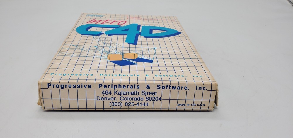 Intro Cad (Progressive Peripherals & Software, Commodore Amiga, 1988) CIB Works!