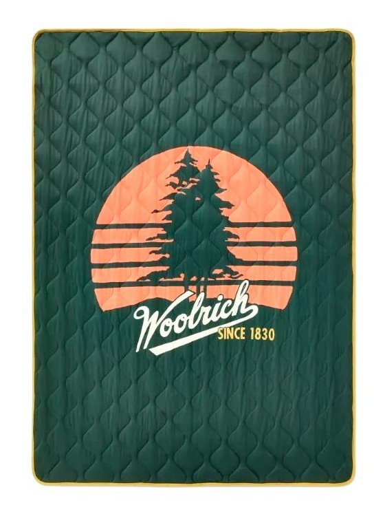 Woolrich x Target 70" x 50" Yellow/Dark Green Outdoor Throw Blanket