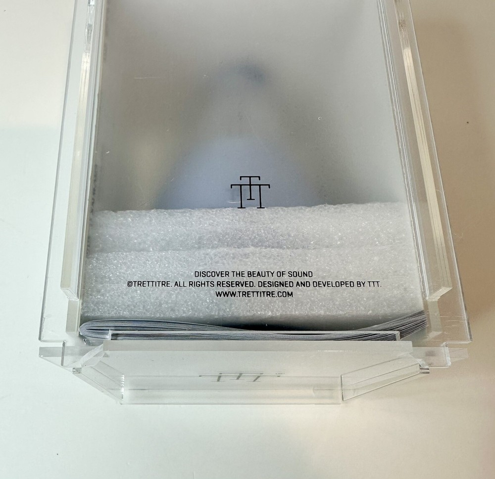 Trettitre TreSound Q Mini Bluetooth Speaker Mist Blue w/ Camping Light