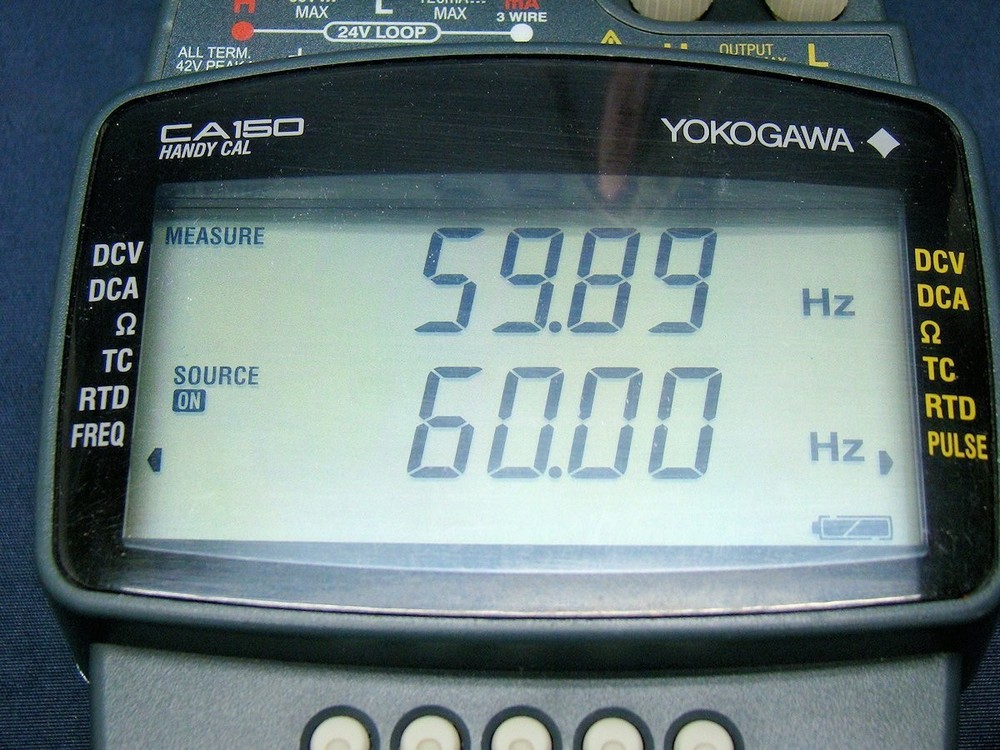 YOKOGAWA CA150 Handy Calibrator DC Voltage Current Source Measure with RJ Sensor