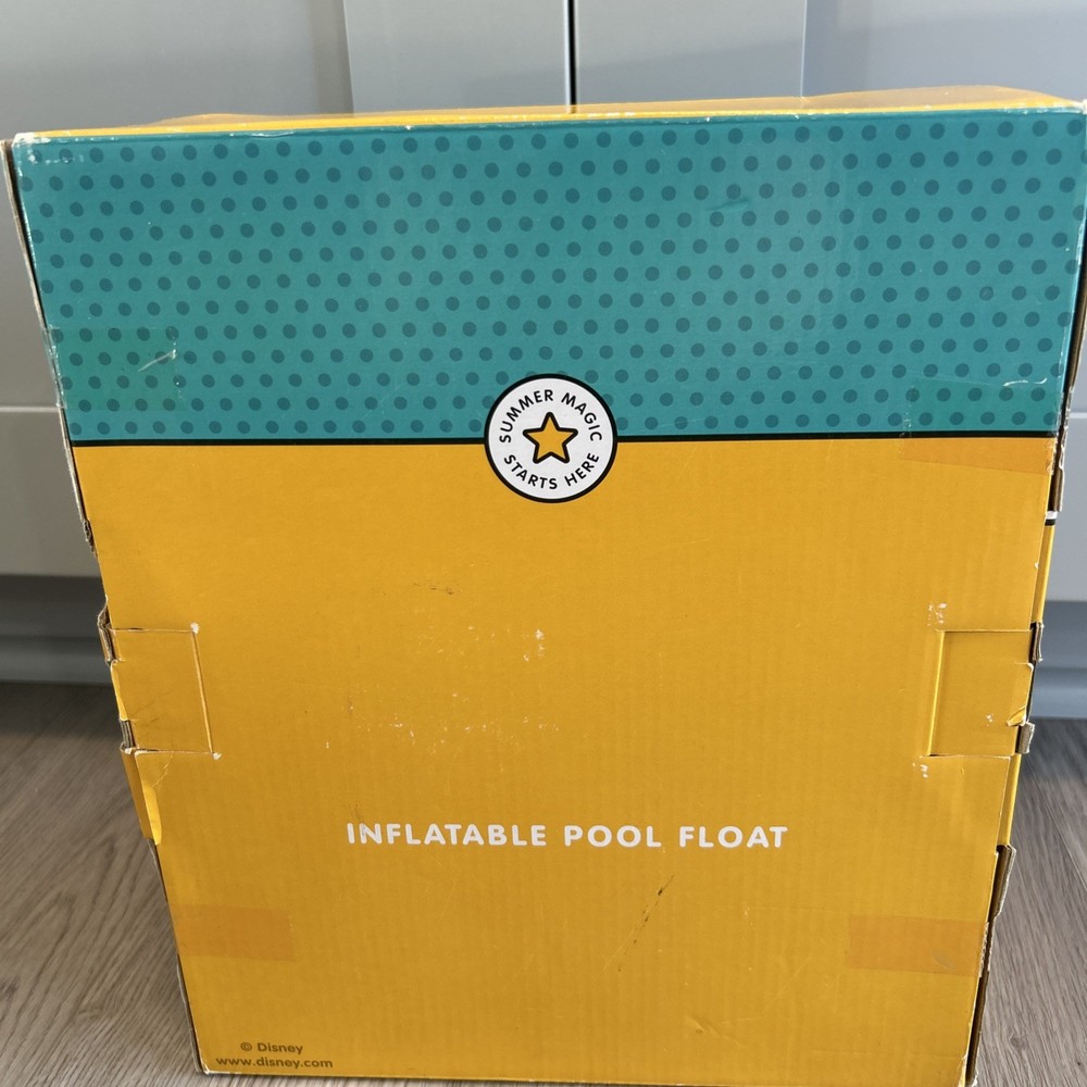 Swimways Disney Mickey Mouse Shaped Pool Float, 66x57x5 (NEW)