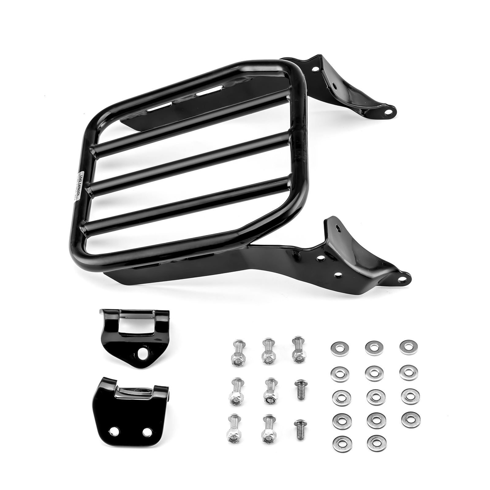 Gloss Black Sport Luggage Rack For Harley Softail FLDE FLHC FXBB FXST 2018-2025