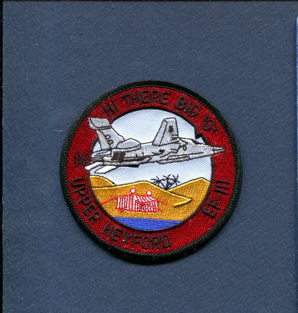 42nd ECS EF-111 AARDVARK Upper Heyford USAF Libya Attack Squadron Patch