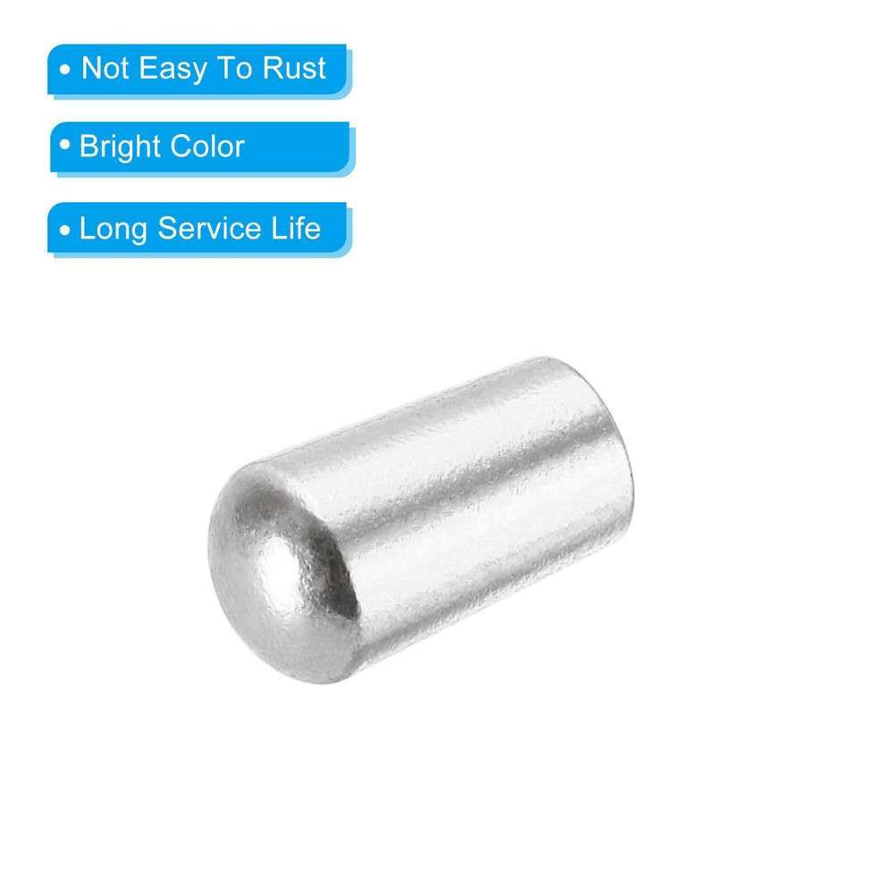 Metal Guitar 3 Way Toggle Switch Tip Switch Knob Cap M4 Silver 3pcs