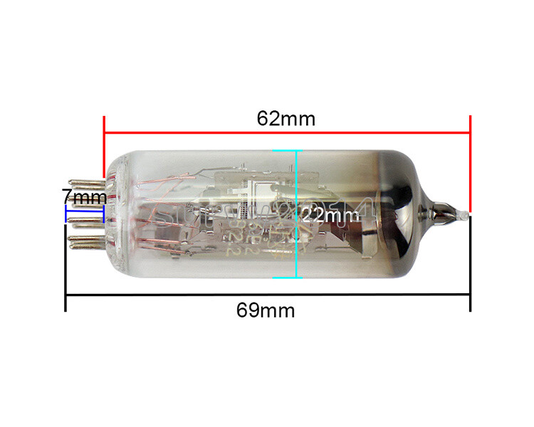 1PCS 6E2 Valve Electronic Indicator Tube Replace EM84 For Enhance Amplifier