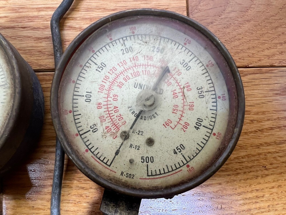 Vintage Uniweld HVAC Guages Untested