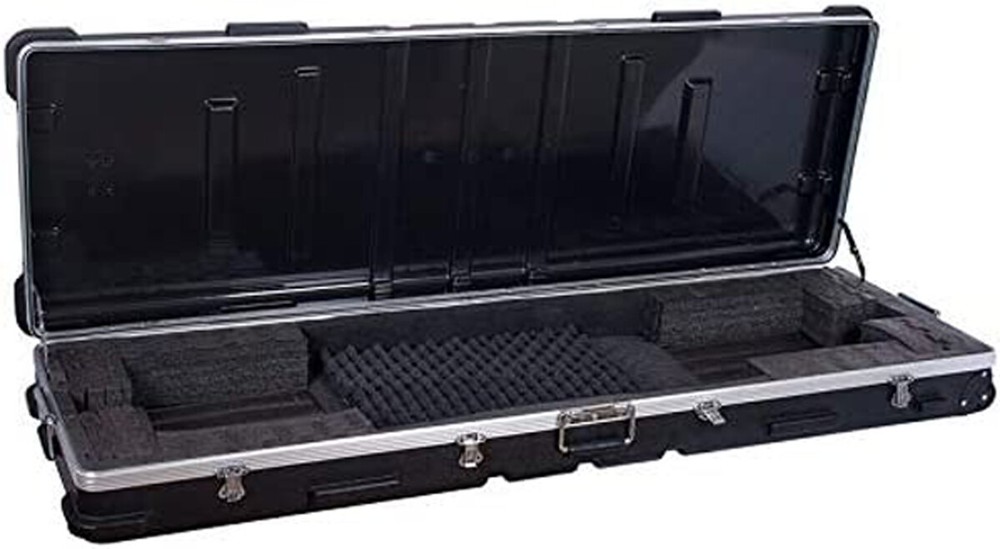 Crossrock 88-note keyboard case, PE Injection hardcase for 76 notes keyboard