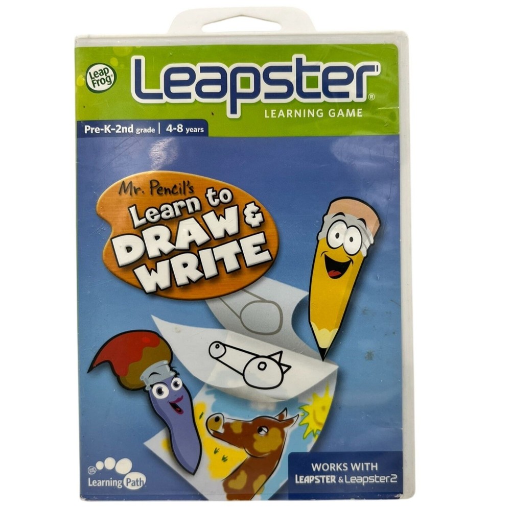 Leapster Mr. Pencils Learn To Draw & Write Learning Game