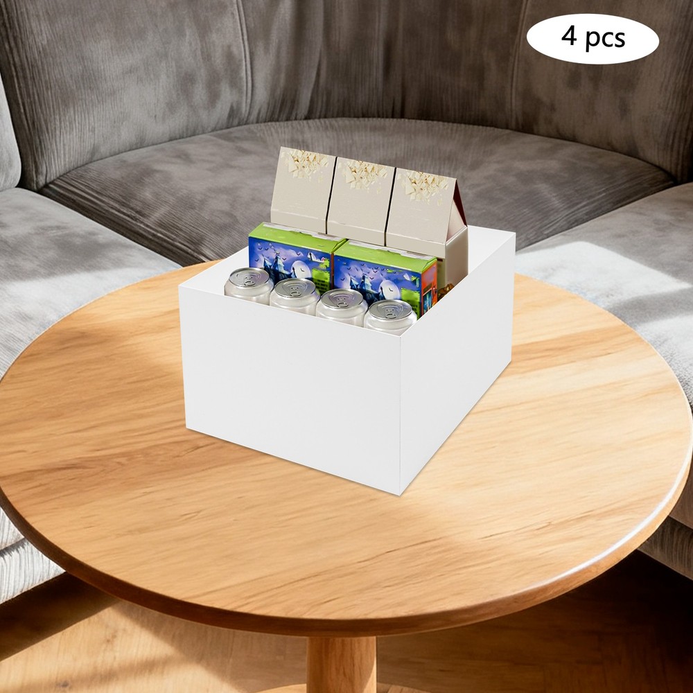 4pcs Cupcake Display Stand Acrylic Buffet Riser Multi-purpose Nesting Stand