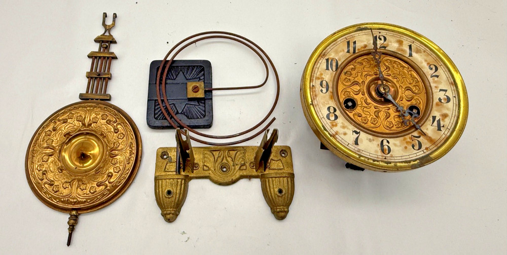 ANTIQUE JUNGHANS B08 VIENNA WALL CLOCK Movement/Pendulum & Gong (8331)