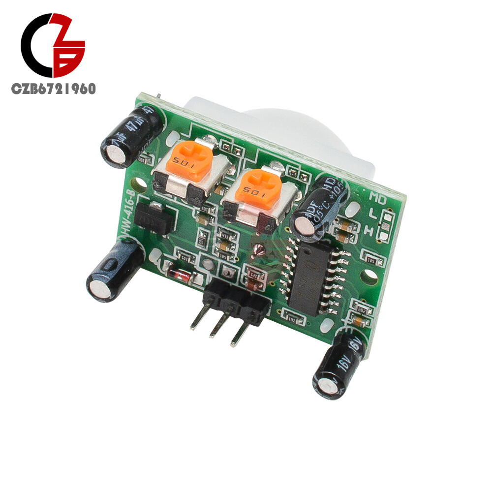 5PCS HC-SR501 Adjust IR Pyroelectric Infrared PIR Motion Sensor Detector Module