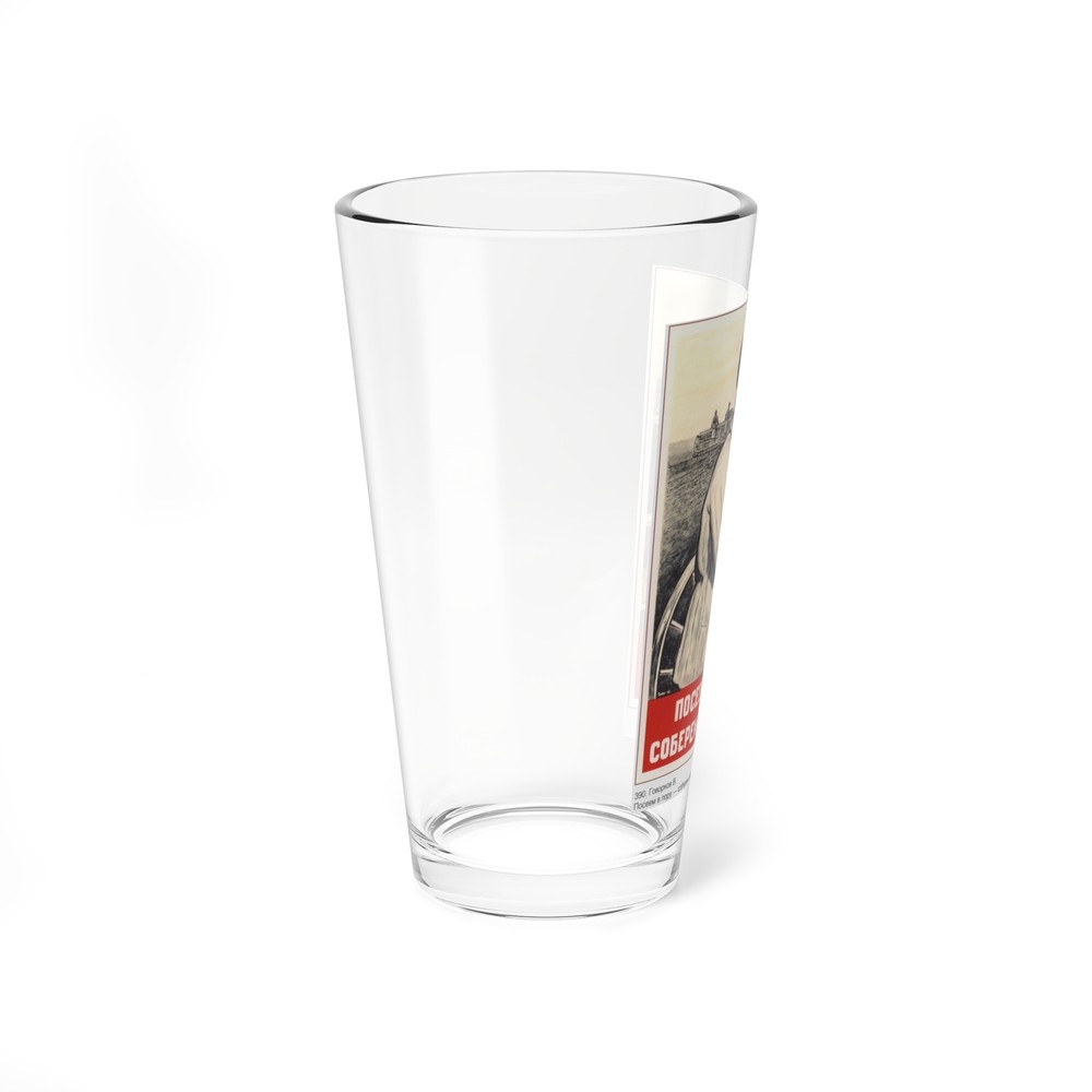 Soviet Era Poster 11 - Pint Glass 16oz