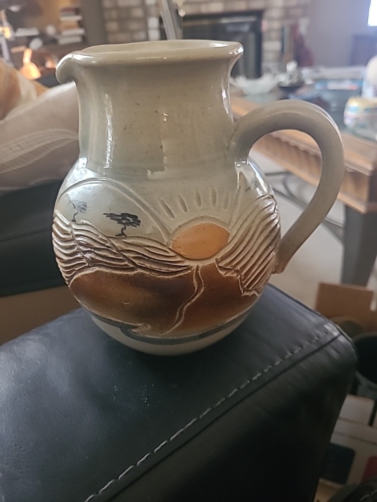 Keramos Sunset Pottery Pitcher