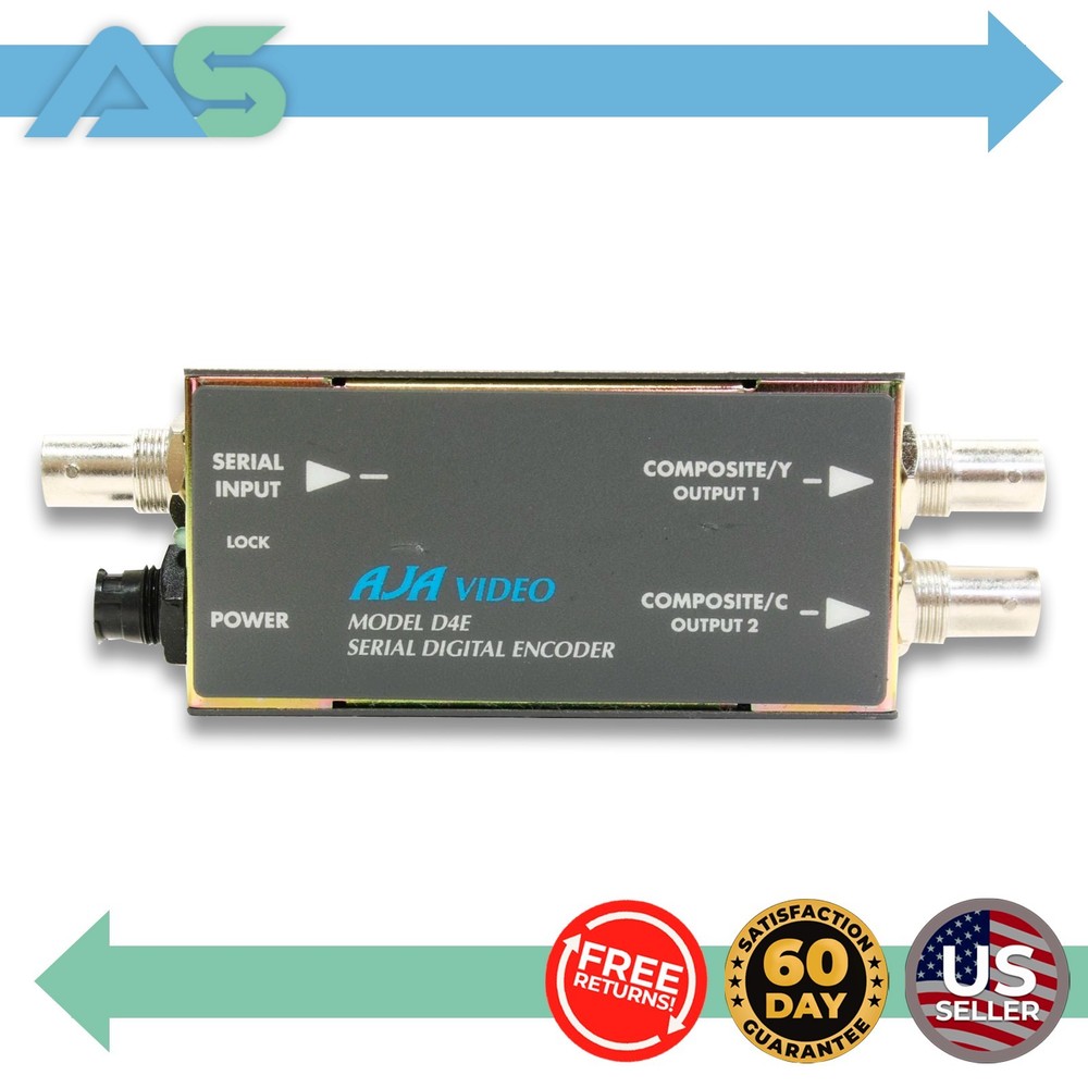 AJA Video Model D4E Serial-Digital to Analog Video Encoder Converter ONLY
