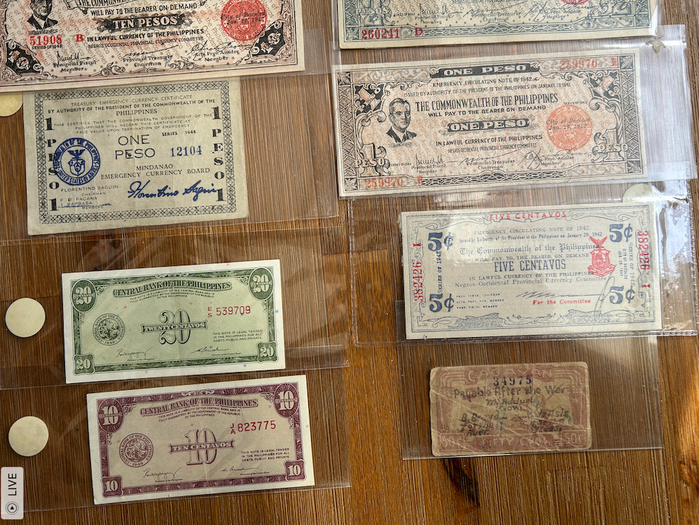 PHILIPPINES WWII 14 BANKNOTES
