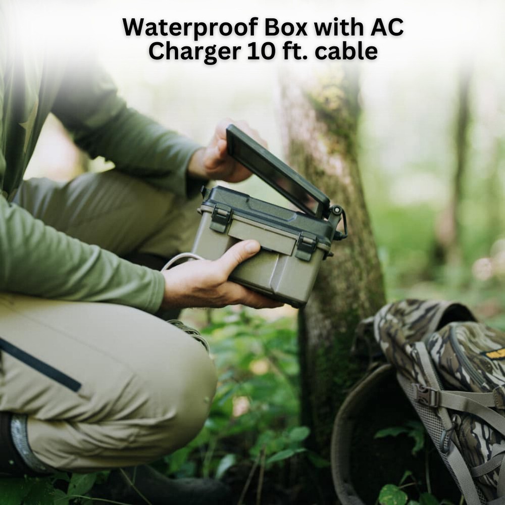 HME Trail Camera 12V with Solar Auxiliary Power Pack 2 Pack Bundle
