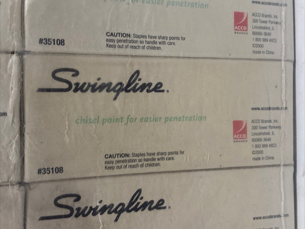 Swingline Staples Chisel Point