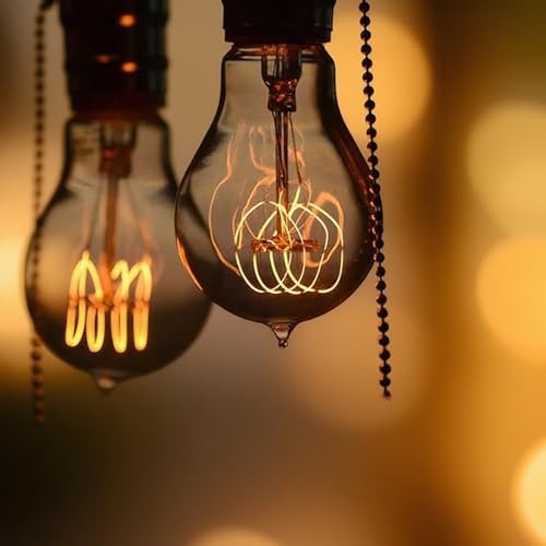 Incandescent Light Bulbs, Vintage Dimmable E26 Bulb,A60 Warm Light Bulbs 60