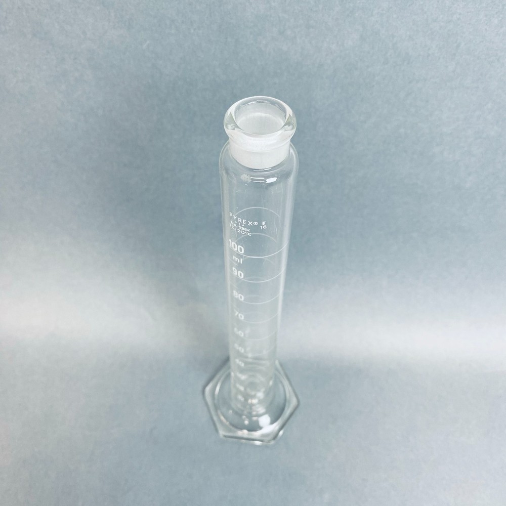 Pyrex Graduated Cylinder 100 ml #16 Joint Opening