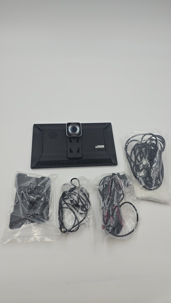 Imagebon 9'' Portable CarPlay Screen w/ Wireless Android Auto & 4K Dash Cam