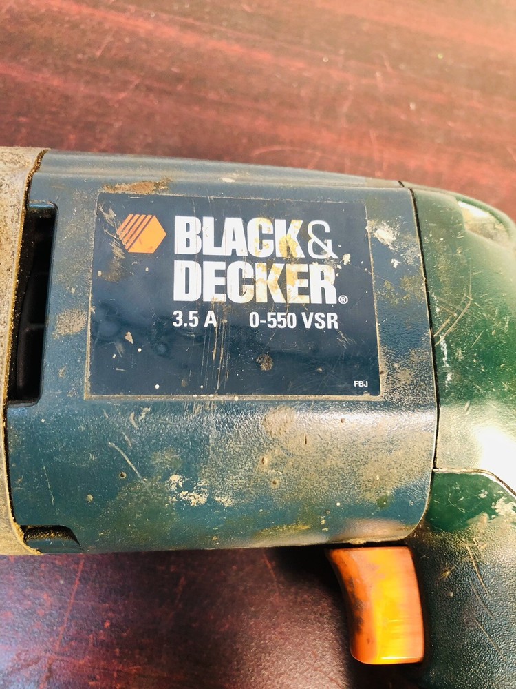 VTG BLACK & DECKER 1/2" Variable Speed Corded Drill Driver Model #7254 Tested