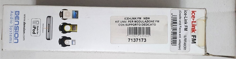 Dension 7137242 - Ice Link - Universal iPod Interface with FM Modulator.