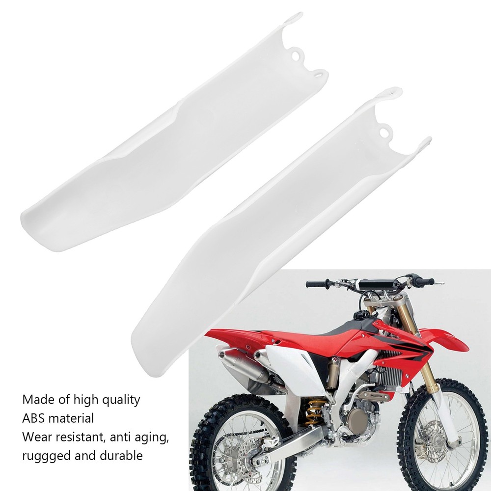 2Pcs Front Fork Tube Cover Fork Guard Protector Replacement For Cr125 Cr25 XMLO