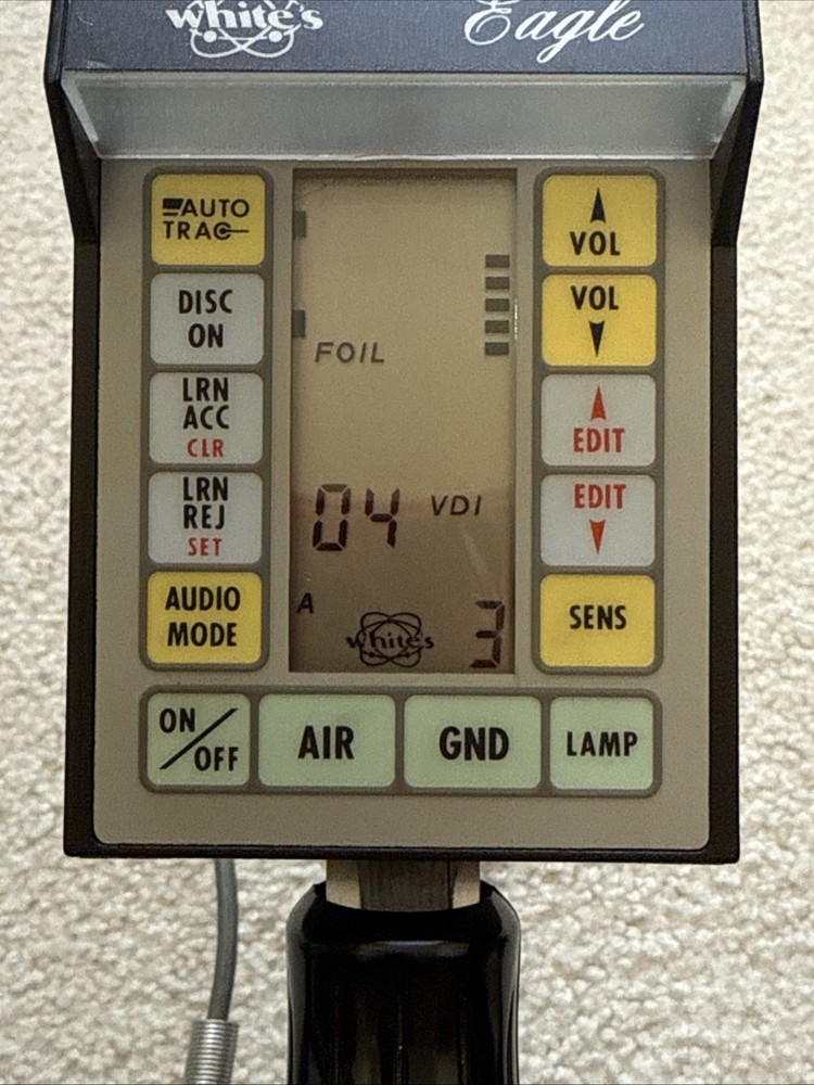 White Eagle Programmable Professional Mpc Metal Detector w/Headset & Bag