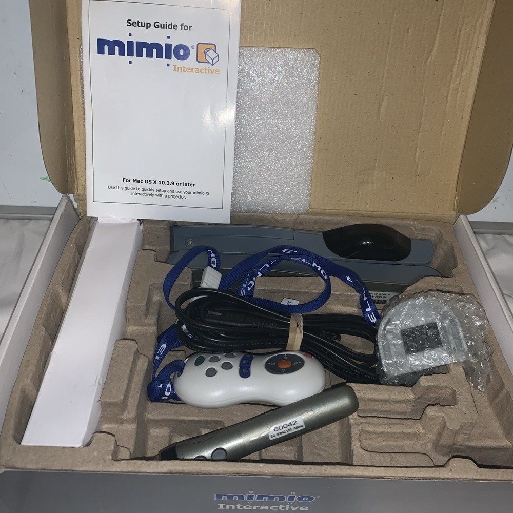 DYMO Mimio Bundle Learning Teaching View/Teach/Interactive/Pad Whiteboard Lamp