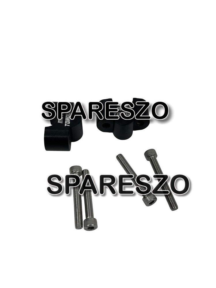 HANDLEBAR RISER BLACK FIT FOR ROYAL ENFIELD BEAR 650