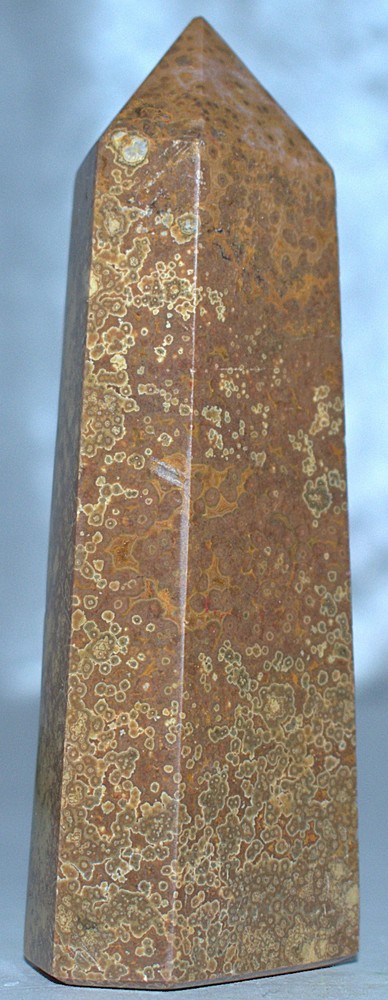Pretty Orbicular Ocean Jasper Tower 4.66"/233 Grams